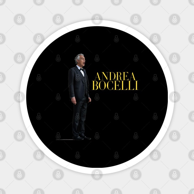 andrea bocelli singing 3 Magnet by rsclvisual